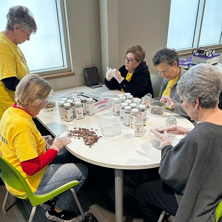 Change for Miles volunteers