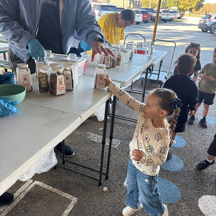 Change for Miles donation