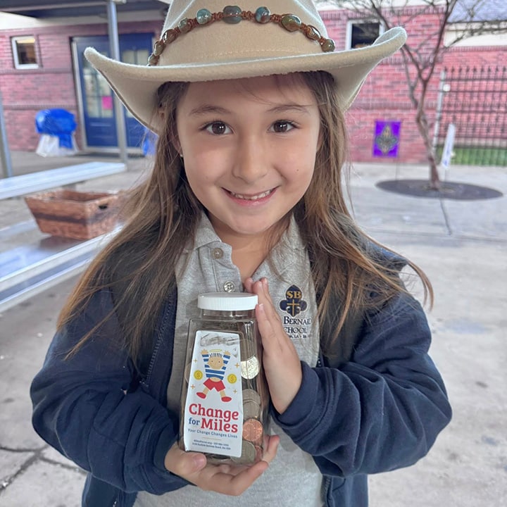 Change for Miles donation