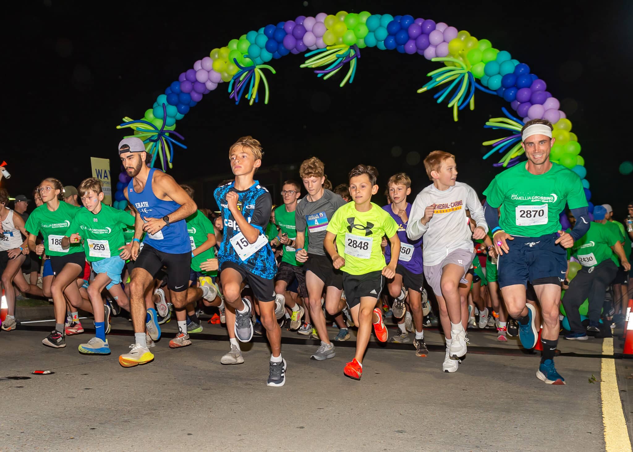 Gleaux Run -20241127 Camelia Crossing Gleaux Run runners