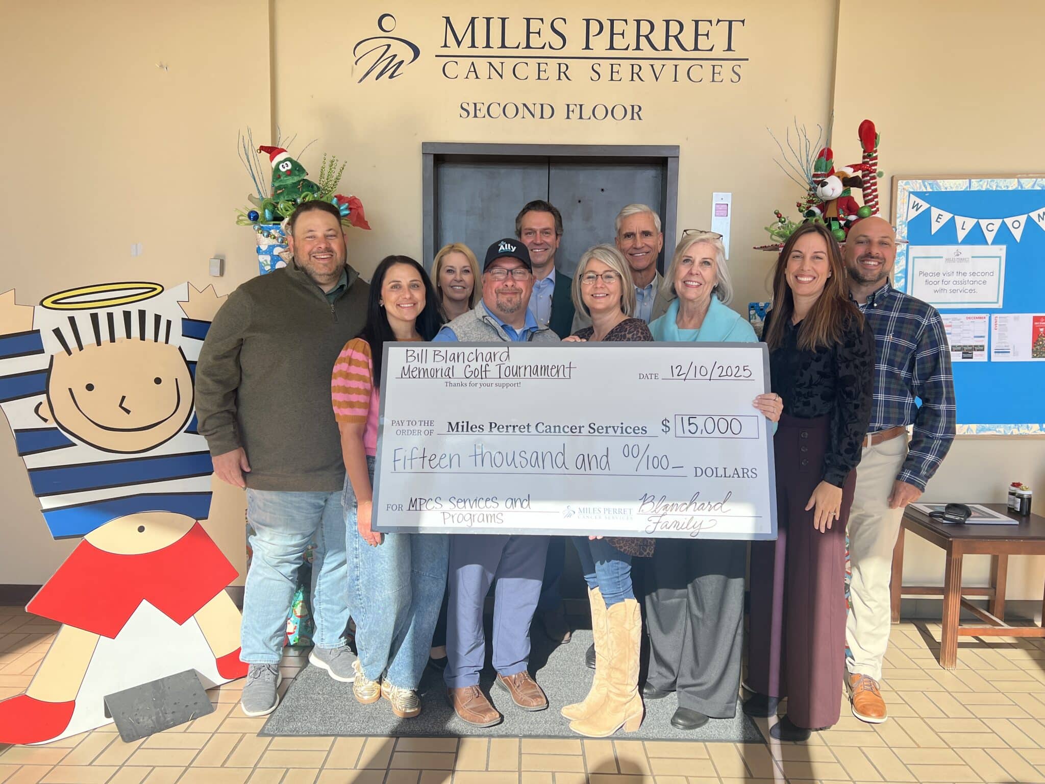 bill blanchard golf tournament donation