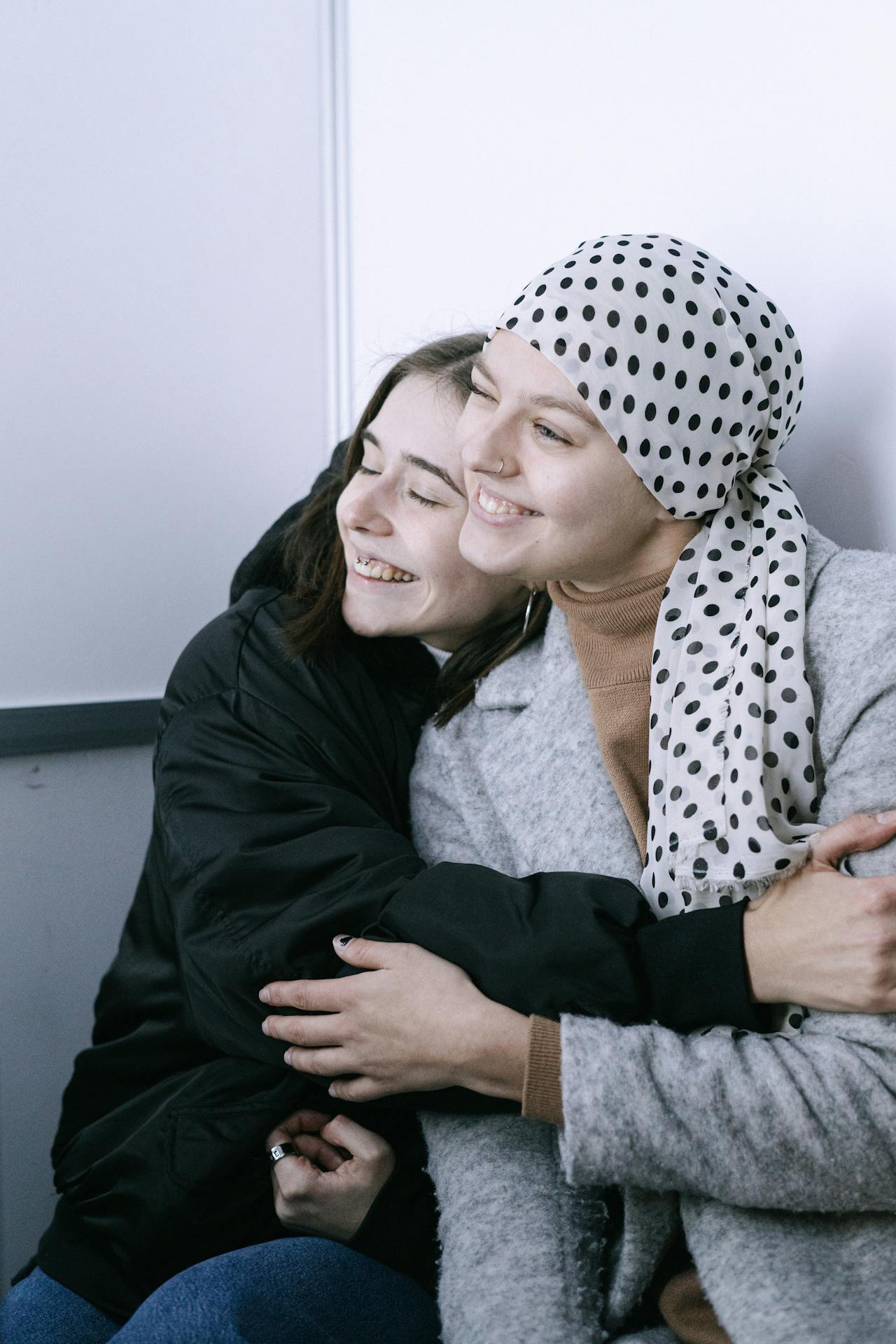 supporting-families family hugging